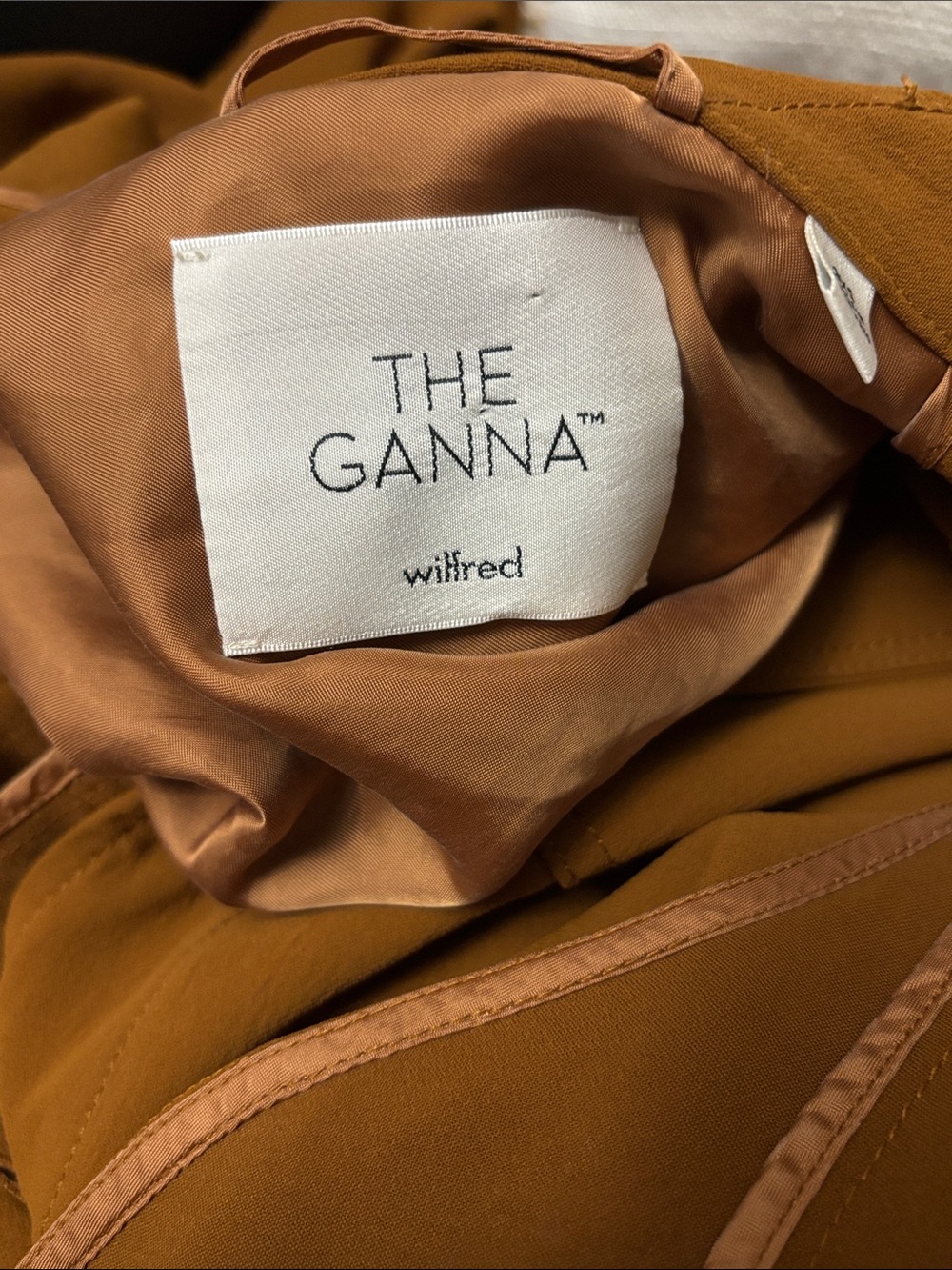 Aritzia Wilfred “The Ganna” shirt jacket, XXS Crepette Camel oversized Shacket - Picture 11 of 16